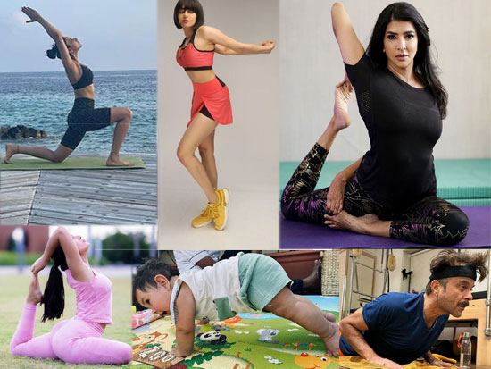 Celebs Celebrating International Yoga Day